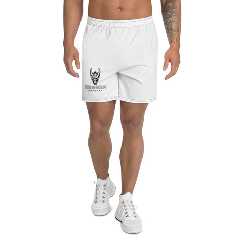 Dragon Apparel Men's Athletic Shorts - White
